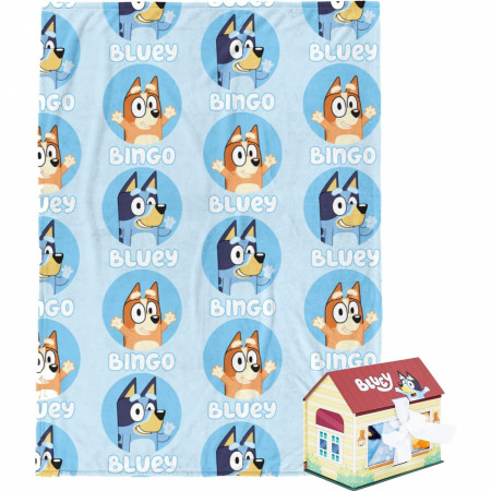 Bluey and Bingo Silk Touch 46" X 60" Throw Blanket